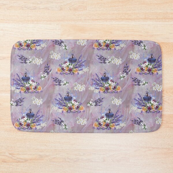 Item preview,  Tuberose & Lavender Blooms on Rose petals designed and sold by NadineMay.