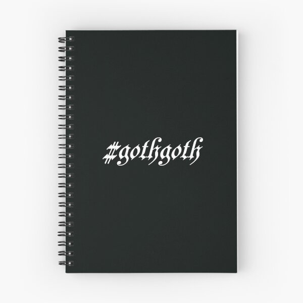 Aperçu de l'œuvre Hashtag Goth Goth créée et vendue par pushingnormal.
