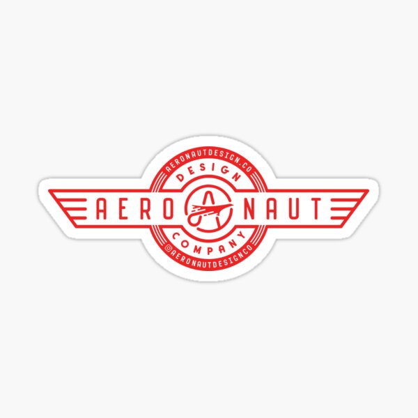 Aeronaut Design Co logo Sticker