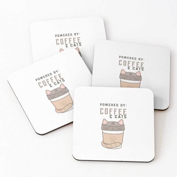 Item preview, Powered by: Coffee and Cats designed and sold by rianfee.