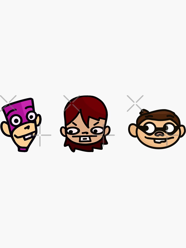 Fanboy, Chum Chum, & Kyle Sticker for Sale by thestickerfans