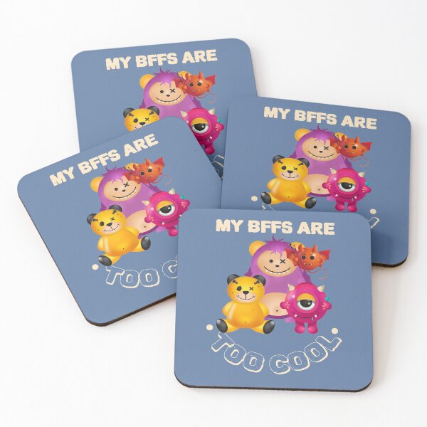Item preview, My BFFs are Too Cool- Kids' imaginary Creatures- Friendly Monsters designed and sold by EvaWolf.