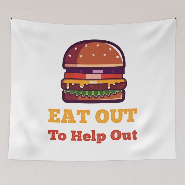 Item preview, Eat Out Help Out designed and sold by DoodleBugDigits.