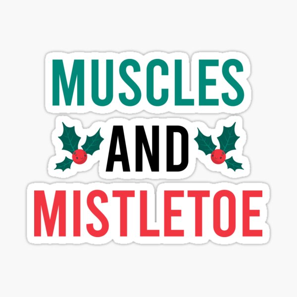 Artikel-Vorschau von Muskeln und Mistelzweig / Fitness – Training – Training mit Sprüchen – Lustiges Fitnessstudio – Fitness-Zitat – Lustiges Yoga – Yoga / Geschenkideen für Fitness, Vintage-Hintergrund, designt und verkauft von Chamssou.