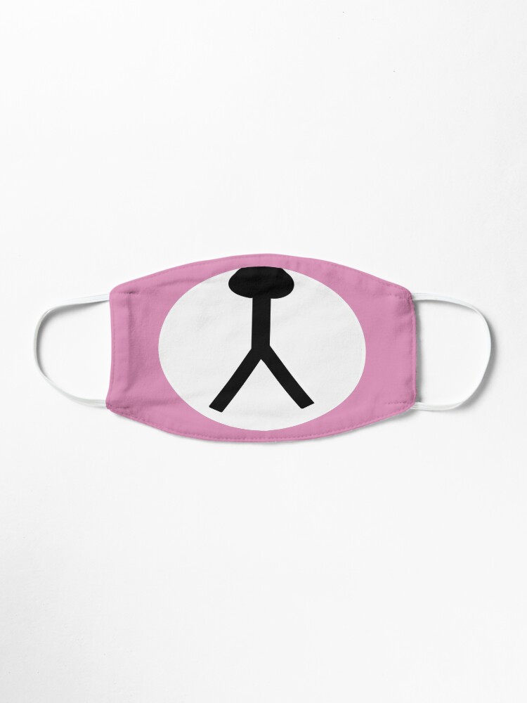 Roblox Bear Pink Mask By Eneville1015 Redbubble - light pink roblox symbol