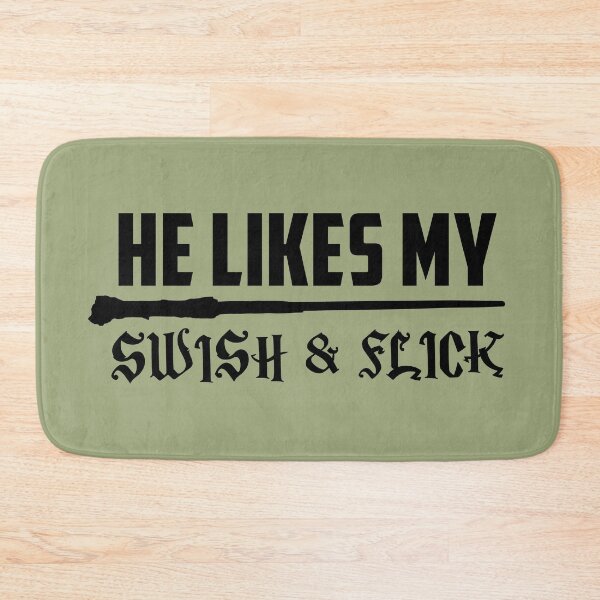 Item preview, He Likes My Swish and Flick - BLK designed and sold by catalystdesign.