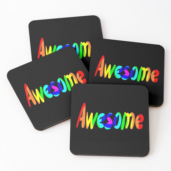 Item preview, Awesome in Rainbow Colors designed and sold by BleuSky.