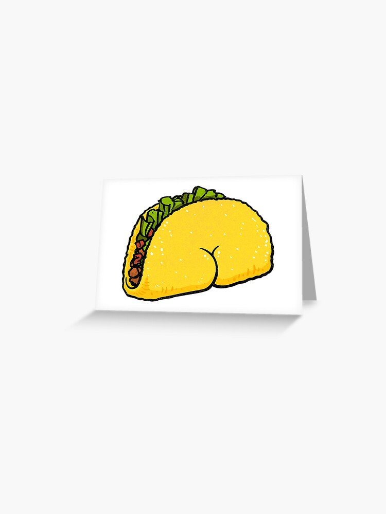 Thumbnail 1 of 2, Greeting Card, Taco BUTT designed and sold by briancookart.
