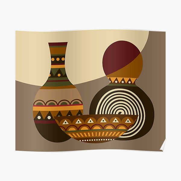 African Gourd Poster
