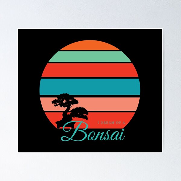 Aperçu de l'œuvre Je rêve de bonsaï - Cadeau pour les papas bonsaï créée et vendue par PacificStreams.