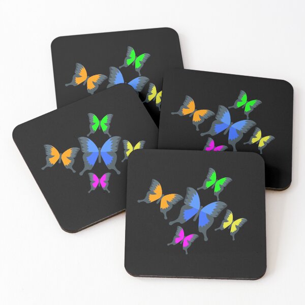 Item preview, Fun family of colorful butterflies print designed and sold by familyfunstore.