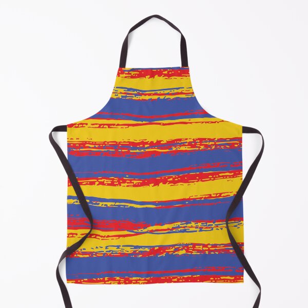 Item preview, Horizontal Blue, Yellow, Red Stripes designed and sold by Mia Harper Design.
