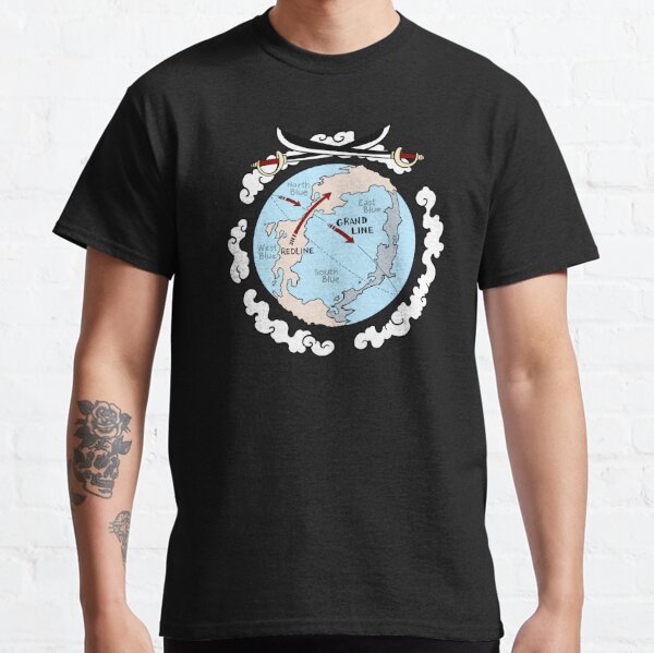 One Piece Game T Shirts Redbubble - a old one piecemap design roblox