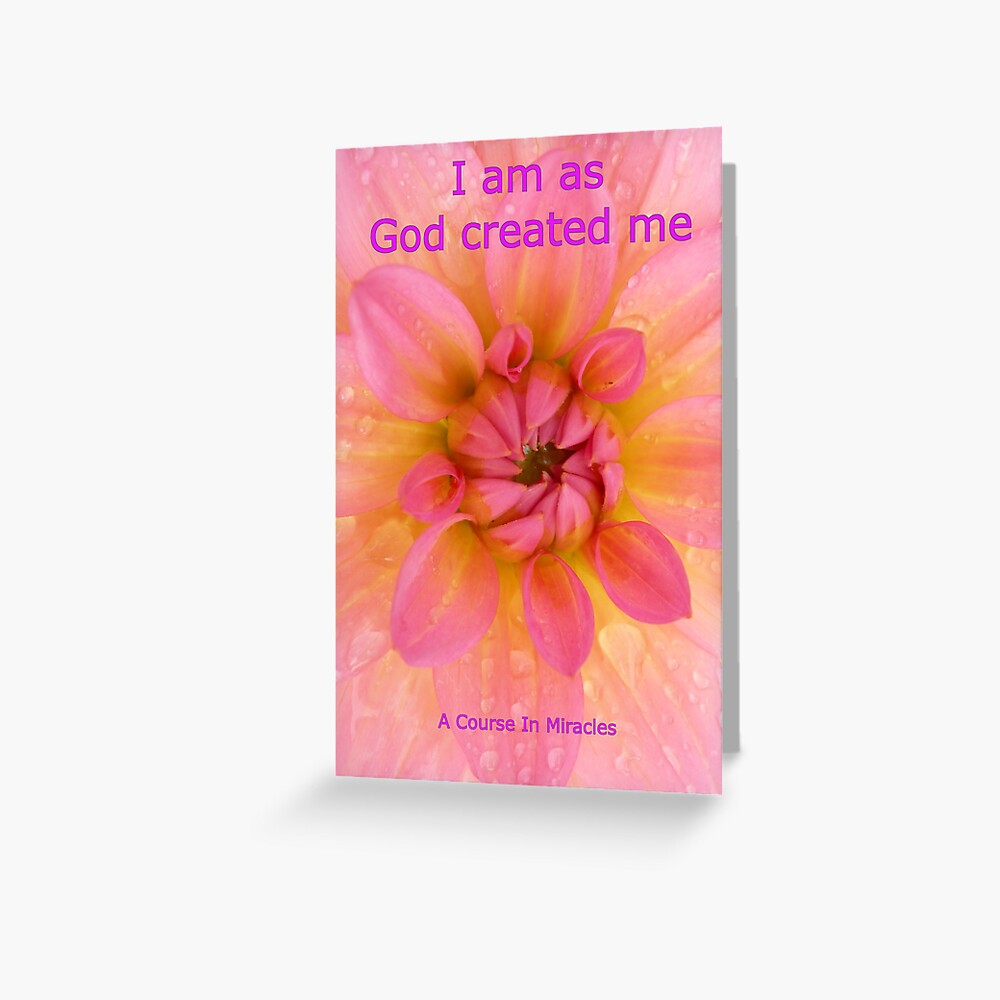 A Course In Miracles Card ACIM Greeting Card