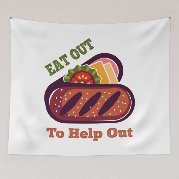 Item preview, Eat Out To Help Out designed and sold by DoodleBugDigits.