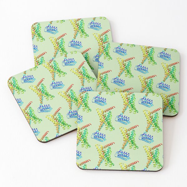 Item preview, GPCR (G-Protein Coupled Receptor) Patterned Graphic designed and sold by MoLecULaR-biO.
