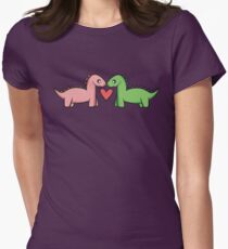 Love at first roar. Tailliertes T-Shirt für Frauen