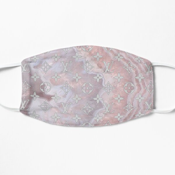 Louis V - Pastel pink marble Mask