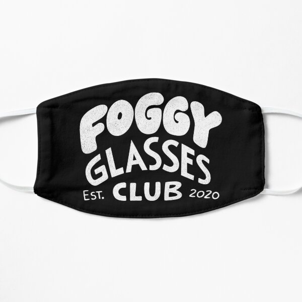 Foggy Glasses Club Flat Mask
