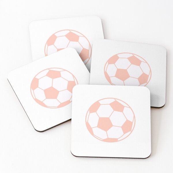 Item preview, Aesthetic Pink Soccer Ball/ Football designed and sold by CaitlinCerys.