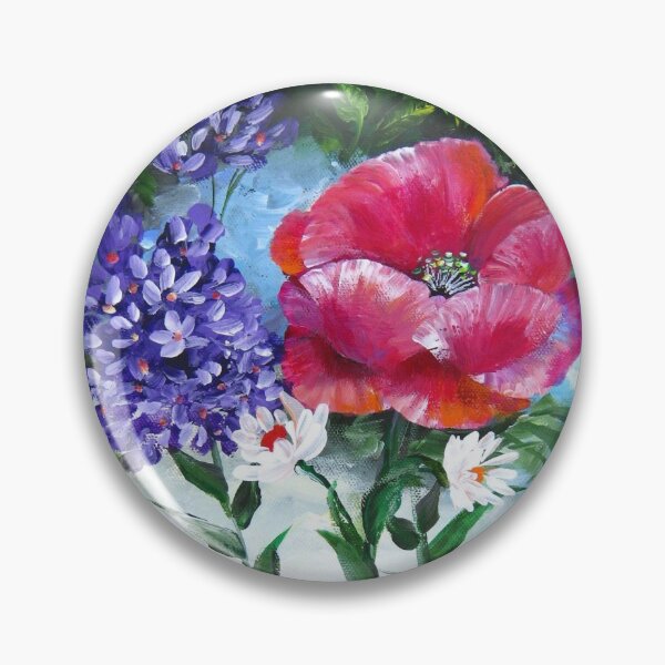 Item preview, Etude with Poppy Flower and Lilac designed and sold by galina-art.