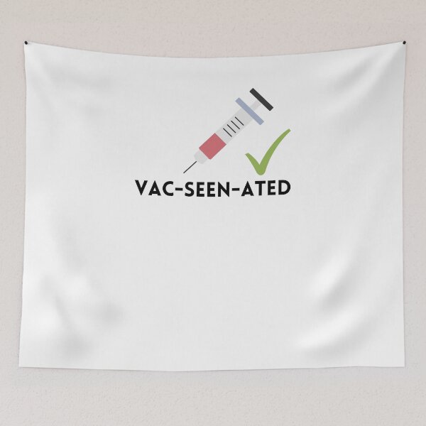 Item preview, vac-seen-ated (corona 2020) designed and sold by fitpress.