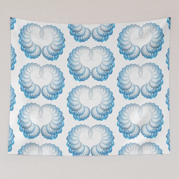 Item preview, Fractal Cloud Heart designed and sold by Sybille-Yates.