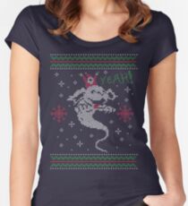 NeverEnding Christmas Women's Fitted Scoop T-Shirt