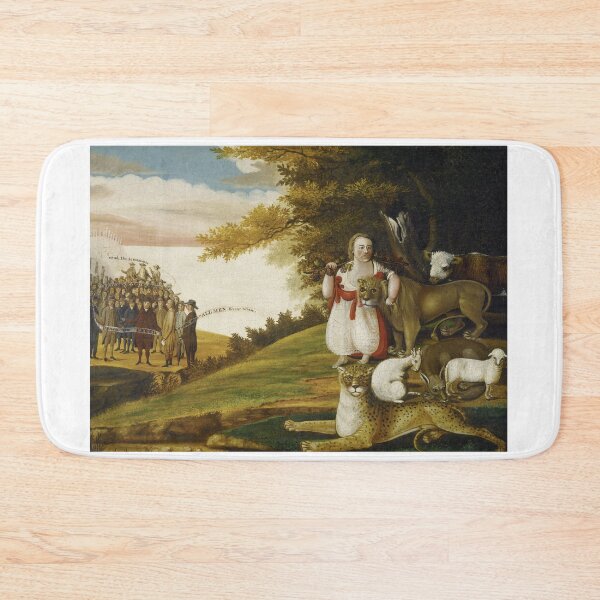 Item preview, Edward Hicks - A Peaceable Kingdom With Quakers Bearing Banners designed and sold by artcenter.