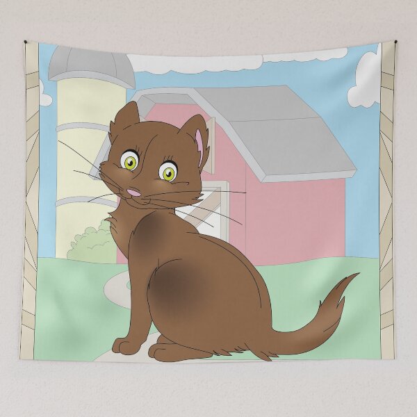 Item preview, Cat on a farm designed and sold by OrangeEden.