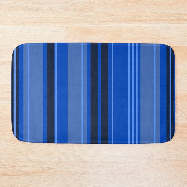 Item preview, Blue Stripes, Shades of Blue Color Blocking by Courtney Hatcher designed and sold by cghatcherart.