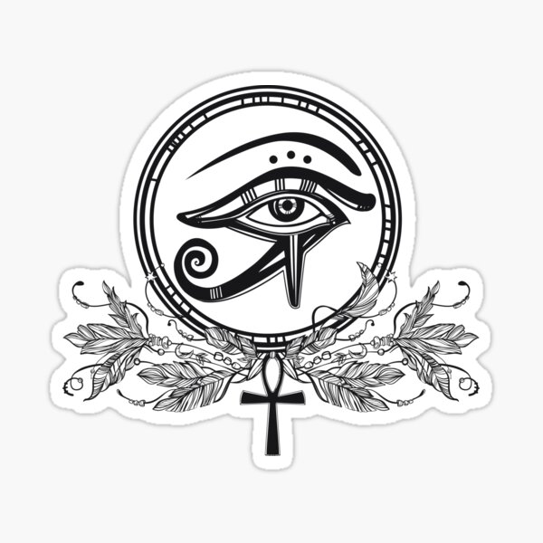 How to Draw Eye of Ra  Tribal Tattoo Design Style  YouTube