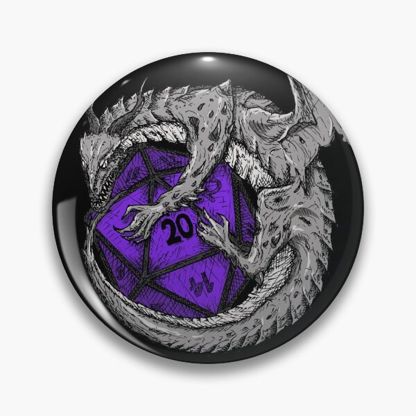 Aperçu de l'œuvre Dragon's Horde Collection 2 - Dungeons and Dragons - Silver and Purple créée et vendue par Dylan Nonya.