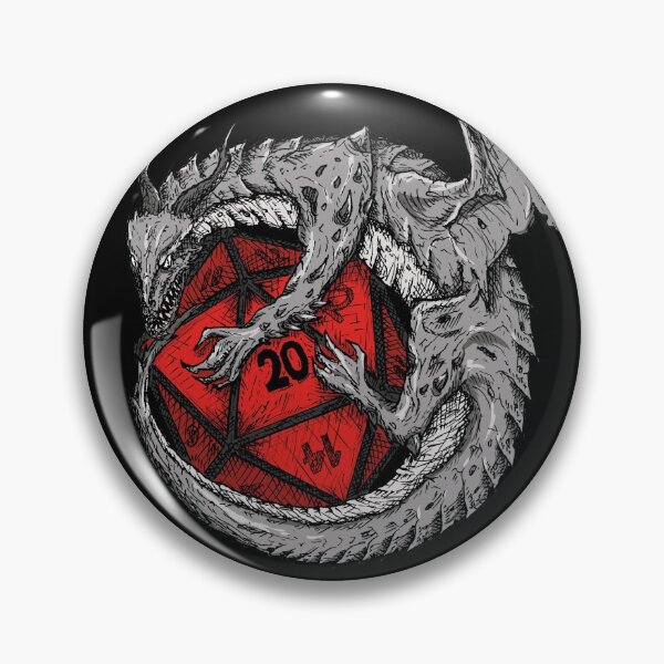 Item preview, Dragon's Horde Collection 2 - Dungeons and Dragons - Silver and Red designed and sold by Dylan Nonya.