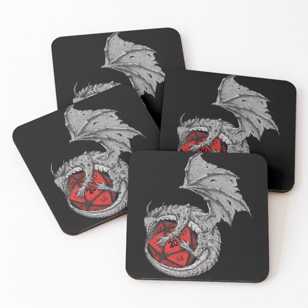 Item preview, Dragon's Horde Collection 2 - Dungeons and Dragons - Silver and Red designed and sold by Dylan Nonya.