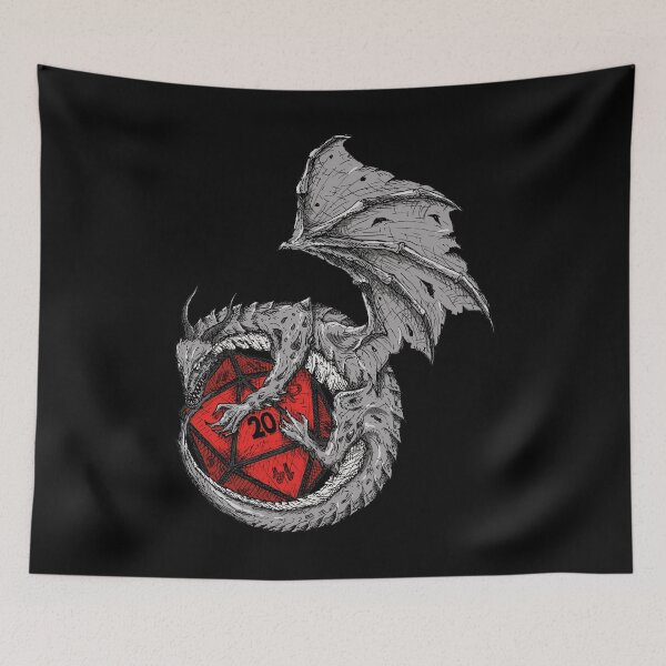 Item preview, Dragon's Horde Collection 2 - Dungeons and Dragons - Silver and Red designed and sold by Dylan Nonya.