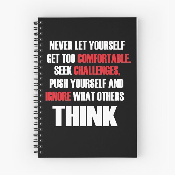 Item preview, Never let yourself get too comfortable. Seek challenges, push yourself and ignore what others think. designed and sold by Billionaire Vitamins.