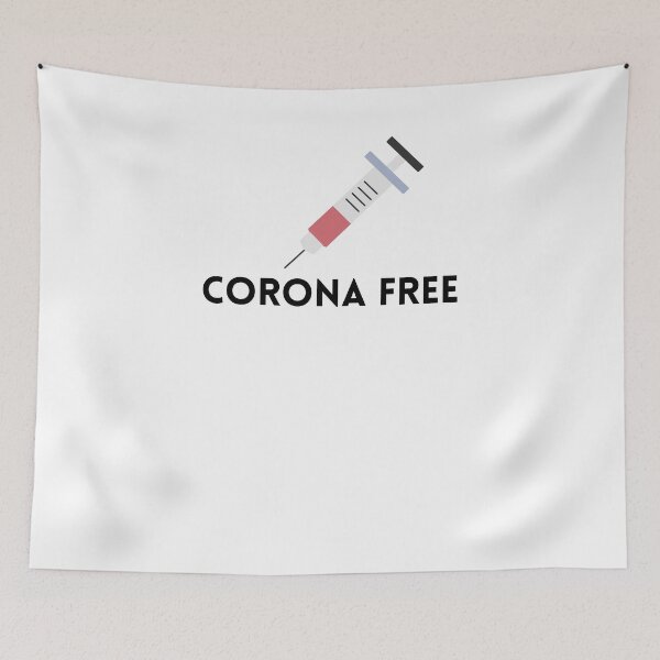 Item preview, CORONA FREE (covid 2020) designed and sold by fitpress.