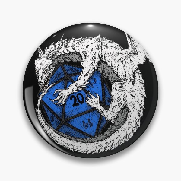 Item preview, Dragon's Horde Collection 2 - Dungeons and Dragons - White and Blue designed and sold by Dylan Nonya.