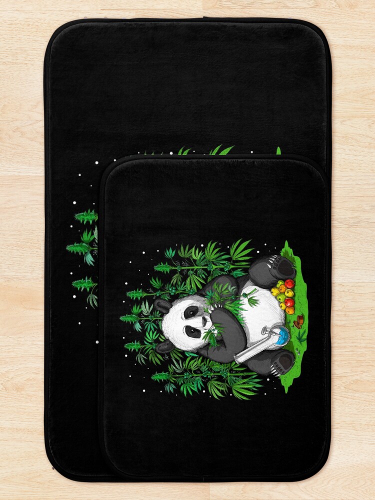 Alternate view of Panda Hippie Stoner Bath Mat
