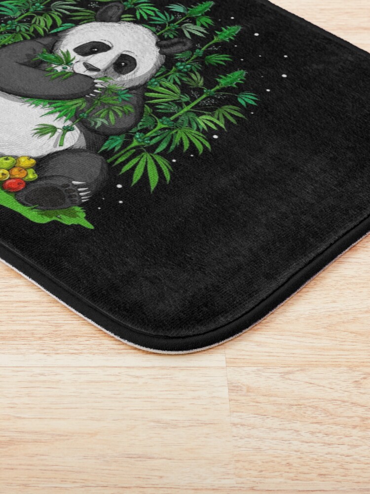Alternate view of Panda Hippie Stoner Bath Mat