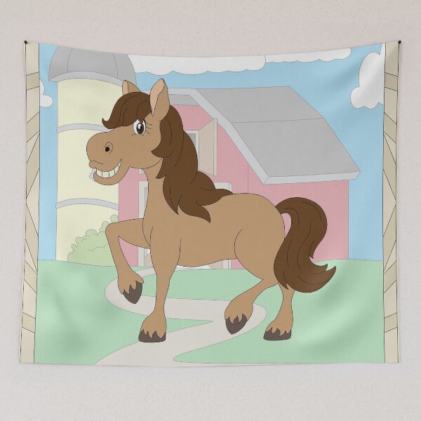 Item preview, Horse on a farm designed and sold by OrangeEden.