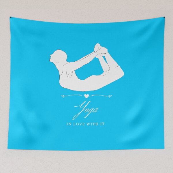 Item preview, Bow Pose Yogini - In Love with Yoga designed and sold by PacificStreams.
