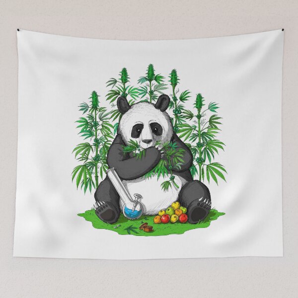 Item preview, Panda Hippie Stoner designed and sold by underheaven.