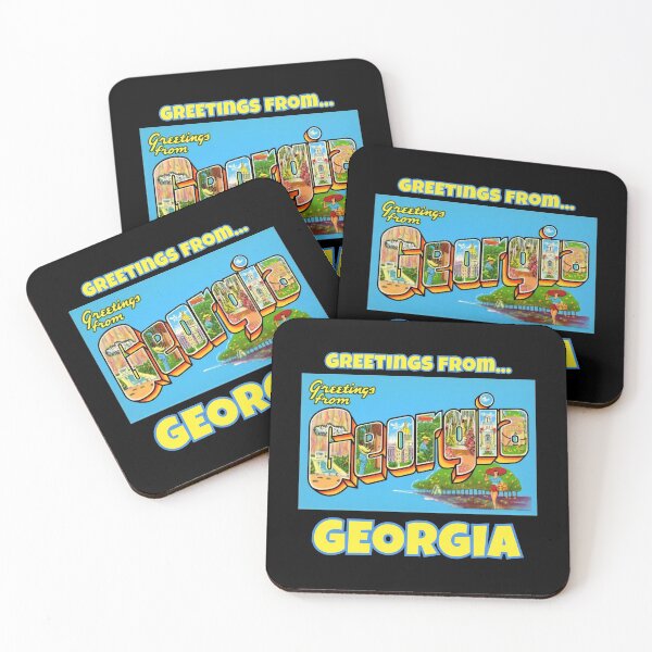 Item preview, Georgia Postcard Art, Greetings From Georgia designed and sold by K. Scott  Teeters.