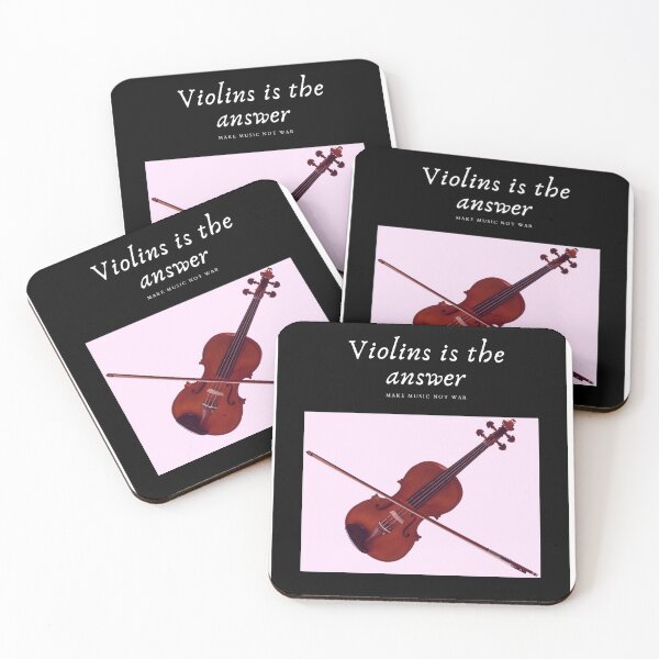Item preview, Violins is the answer  designed and sold by DesignsofNote.