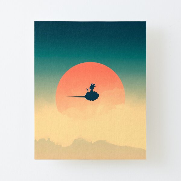 Flying Nimbus Canvas Mounted Print