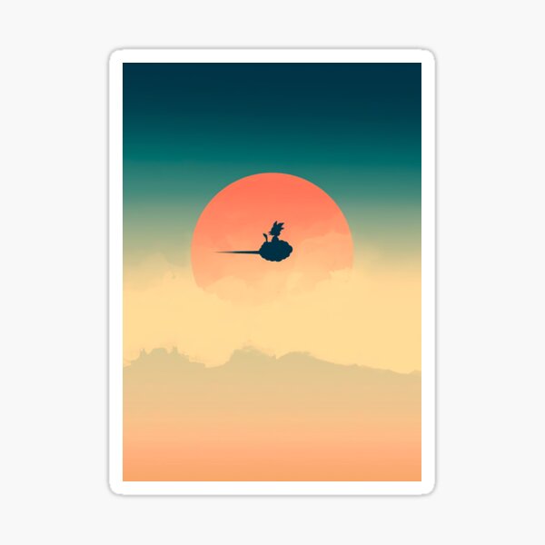 Flying Nimbus Sticker
