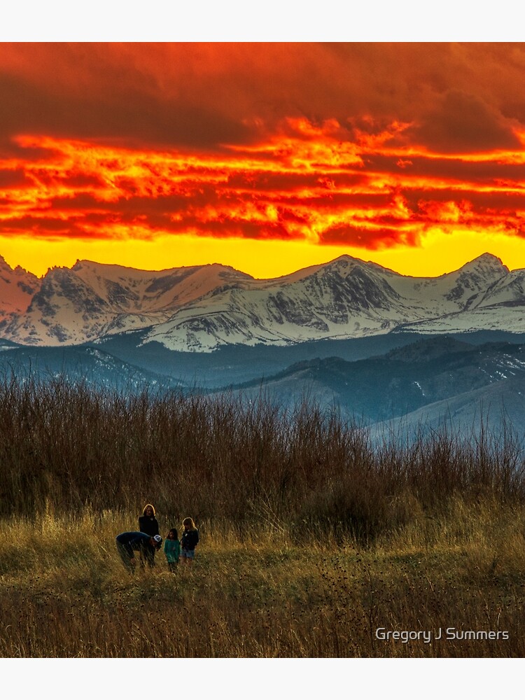 Indian Peaks Sunset by nikongreg