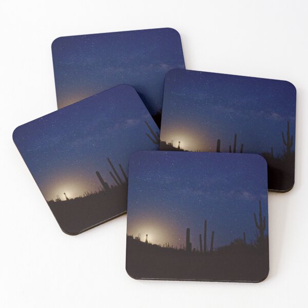 Item preview, Starry night desert sky moon silhouette designed and sold by David Garry.